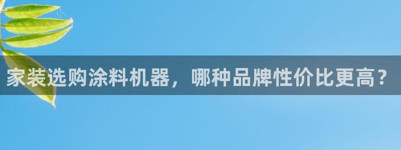 和记平台注册：家装选购涂料机器，哪种品牌性价比更高？