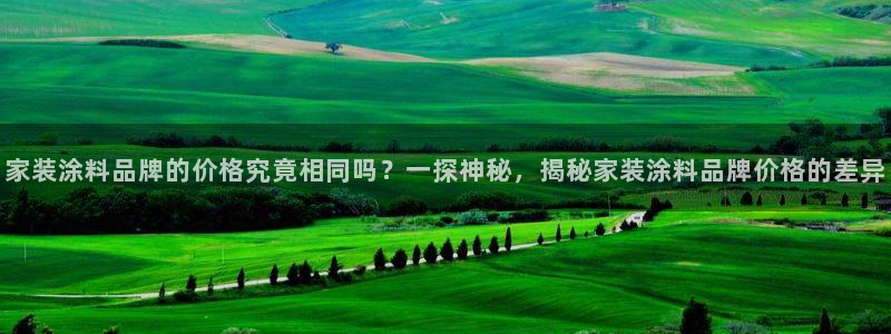 和记ag：家装涂料品牌的价格究竟相同吗？一探神秘，揭秘家装涂料品牌价格的差异