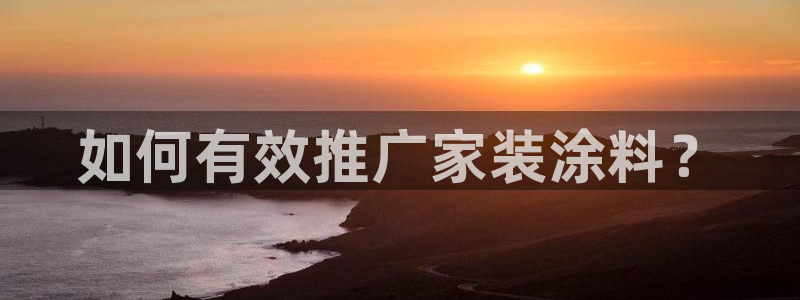 和记paging：如何有效推广家装涂料？