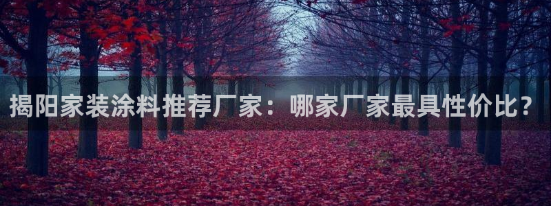 和记H88：揭阳家装涂料推荐厂家：哪家厂家最具性价比？