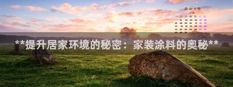 深圳和记科技有限公司：**提升居家环境的秘密：家装涂料的奥秘**