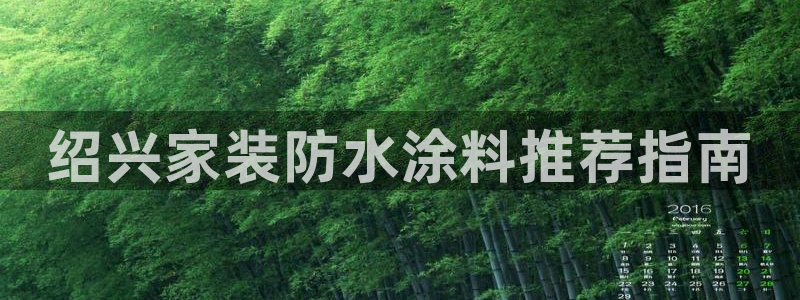 和记hj：绍兴家装防水涂料推荐指南