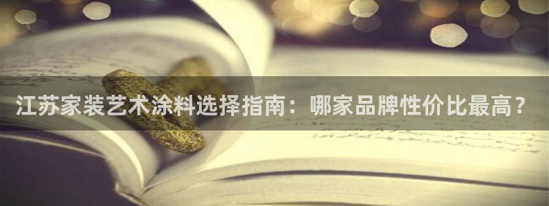 和记官方网址：江苏家装艺术涂料选择指南：哪家品牌性价比最高？