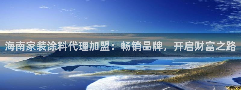 下载和记app：海南家装涂料代理加盟：畅销品牌，开启财富之路